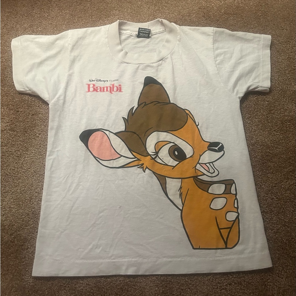 Vintage Disney Bambi and Butterfly Kids T-Shirt